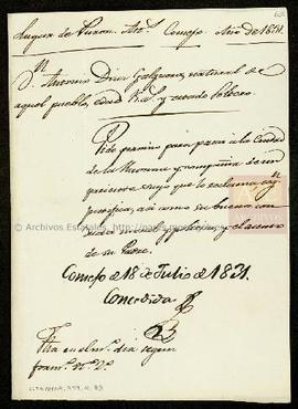 Díaz Galguera, Antonio-Licencia de embarque isla de Cuba